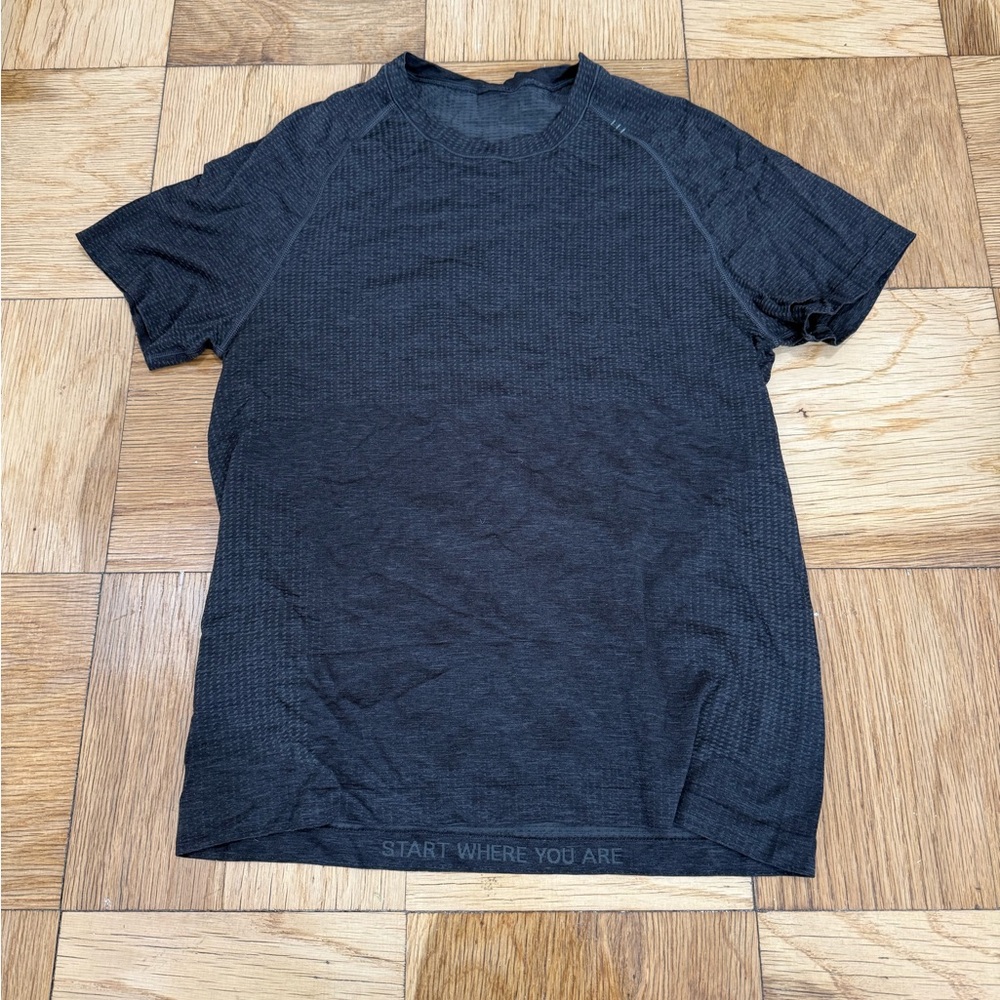 Men's Lululemon Black Athletic T shirt